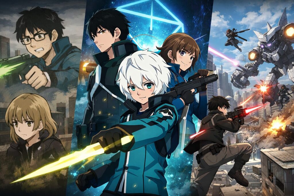 ワールドトリガー アニメはひどいと言われる理由と作画の変化を表現したイメージ画像
