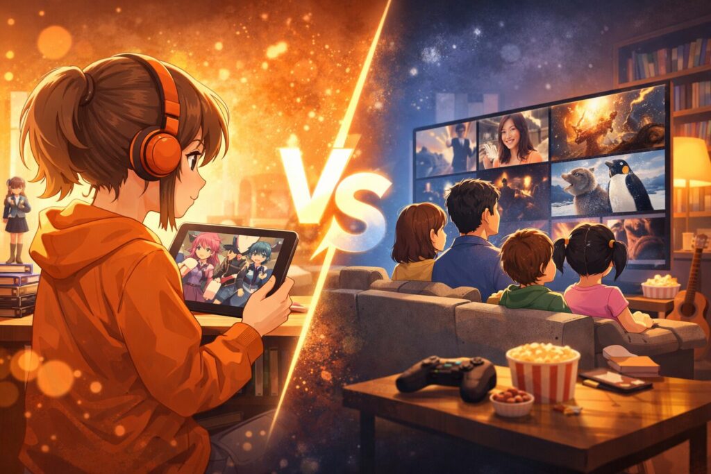 dアニメとDMMの比較で結論を先出しのイメージ画像