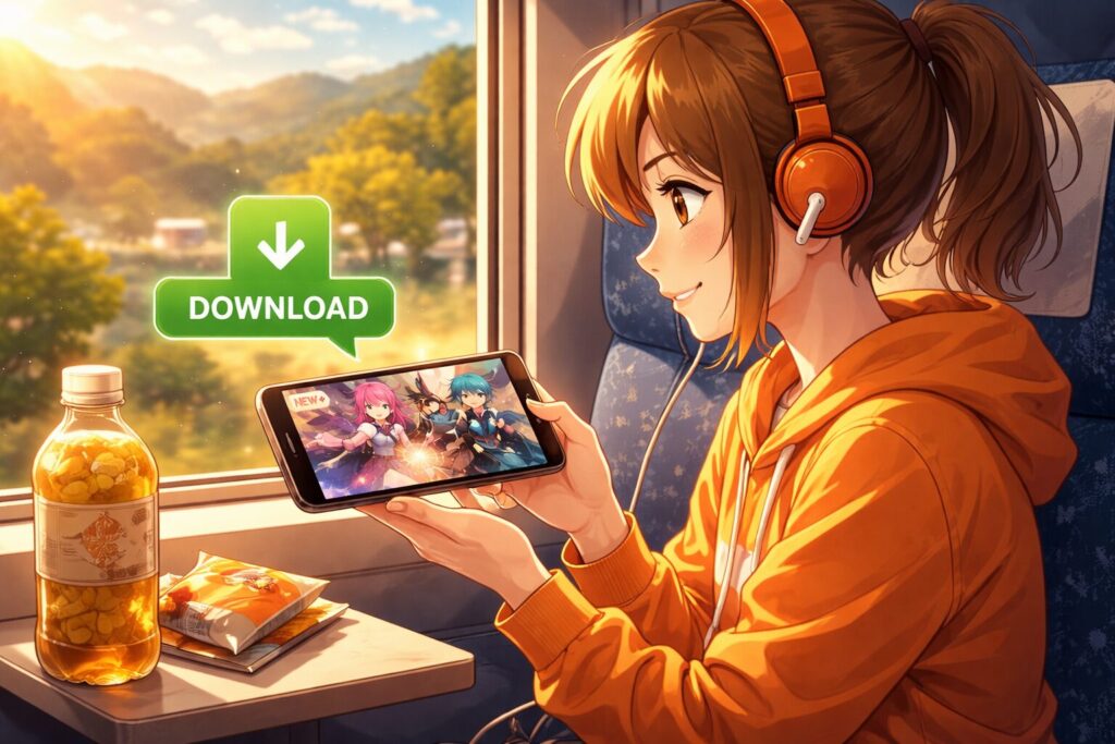 ダウンロードとオフライン再生で比較するのイメージ画像