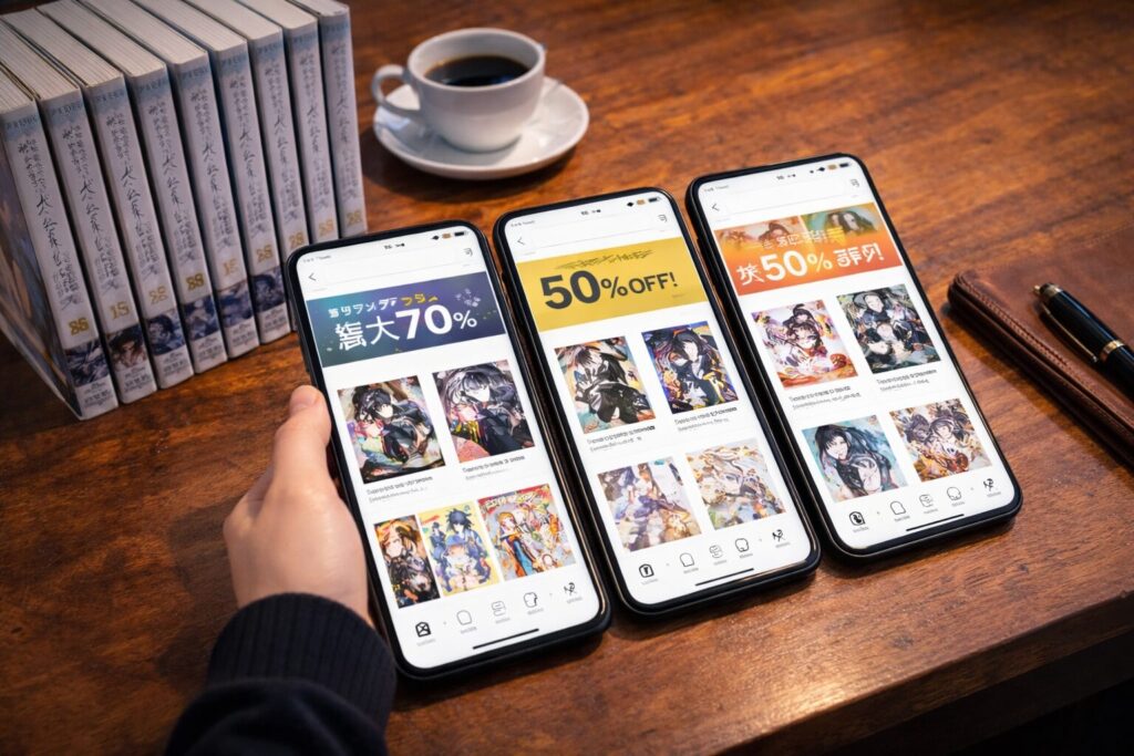 電子書籍おすすめ比較のイメージ画像