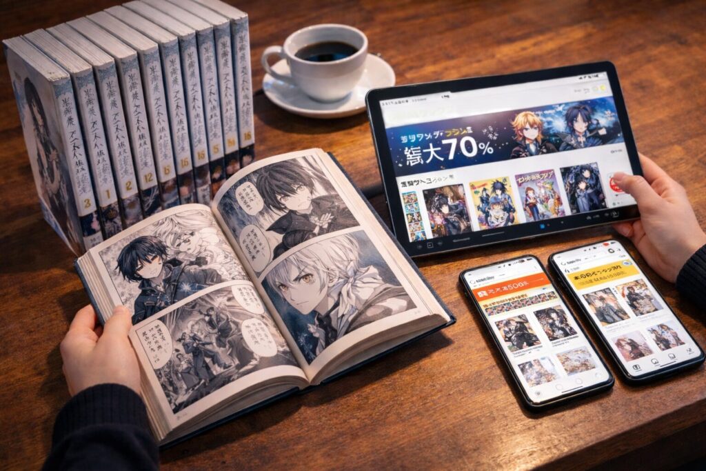 ヴァニタスの手記を完結前に読む方法のイメージ画像