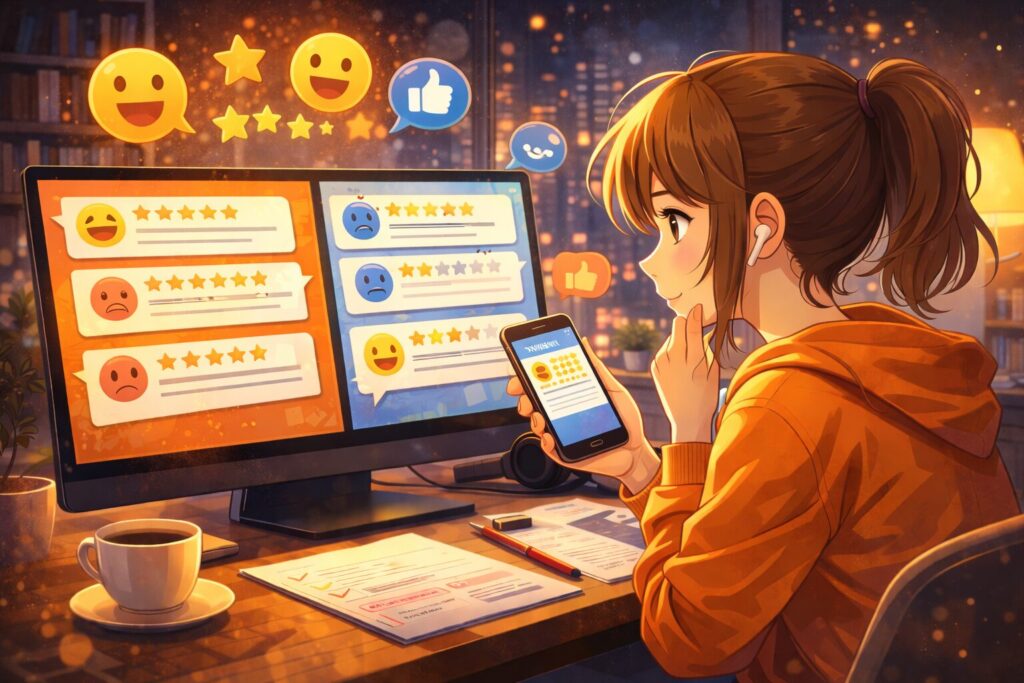 口コミと評判から見る使い勝手のイメージ画像